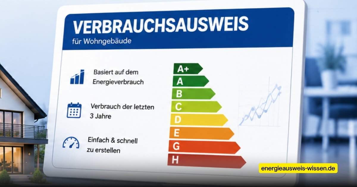 Verbrauchsausweis – wenn Verbrauchsdaten der letzten 3 Jahre vorliegen